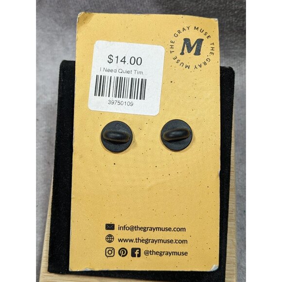 The Gray Muse Processing Time Saying Enamel Pin - Picture 4 of 4